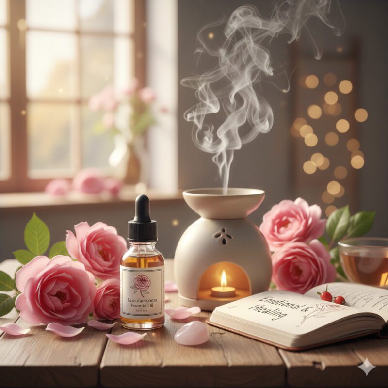 3. Rose (Rosa damascena) The Emotional and Physical Healer