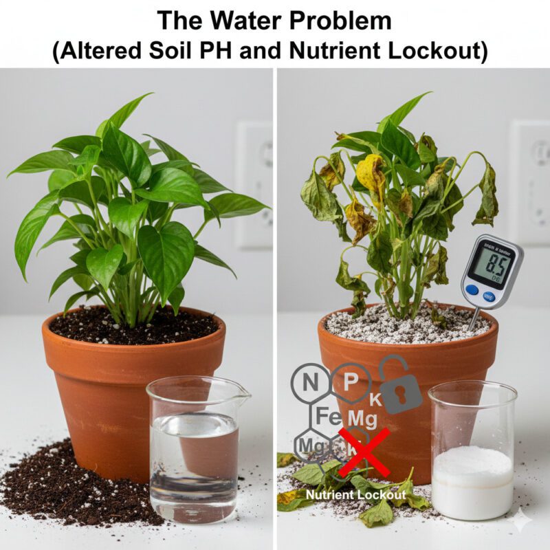 5. The Hard Water Problem (Altered Soil pH and Nutrient Lockout)