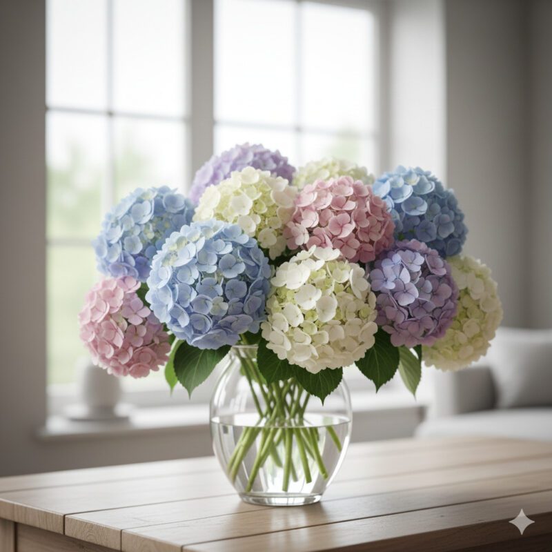 6. Hydrangeas (Hydrangea spp.)