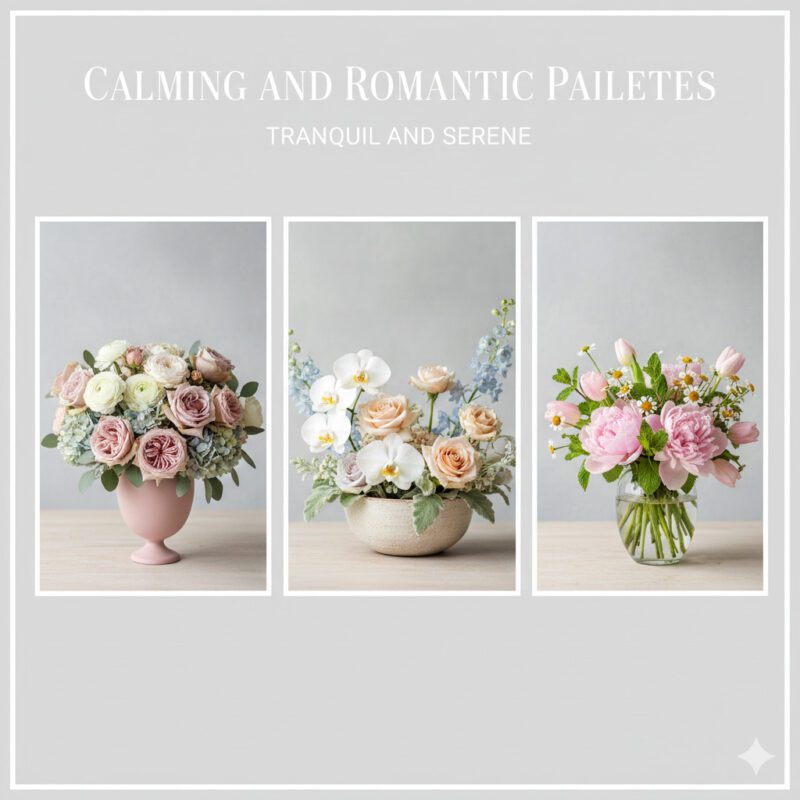 Calming and Romantic Palettes (Tranquil and Serene)