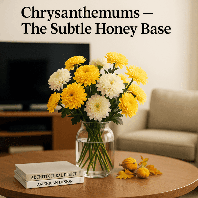Chrysanthemums – The Subtle Honey Base