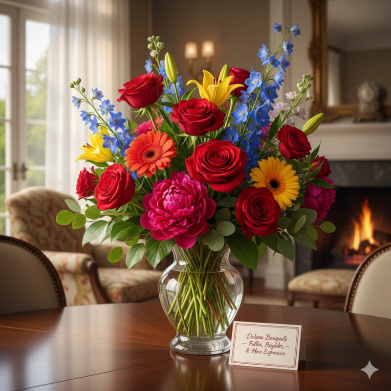 Deluxe Bouquets – Fuller, Brighter, and More Expressive