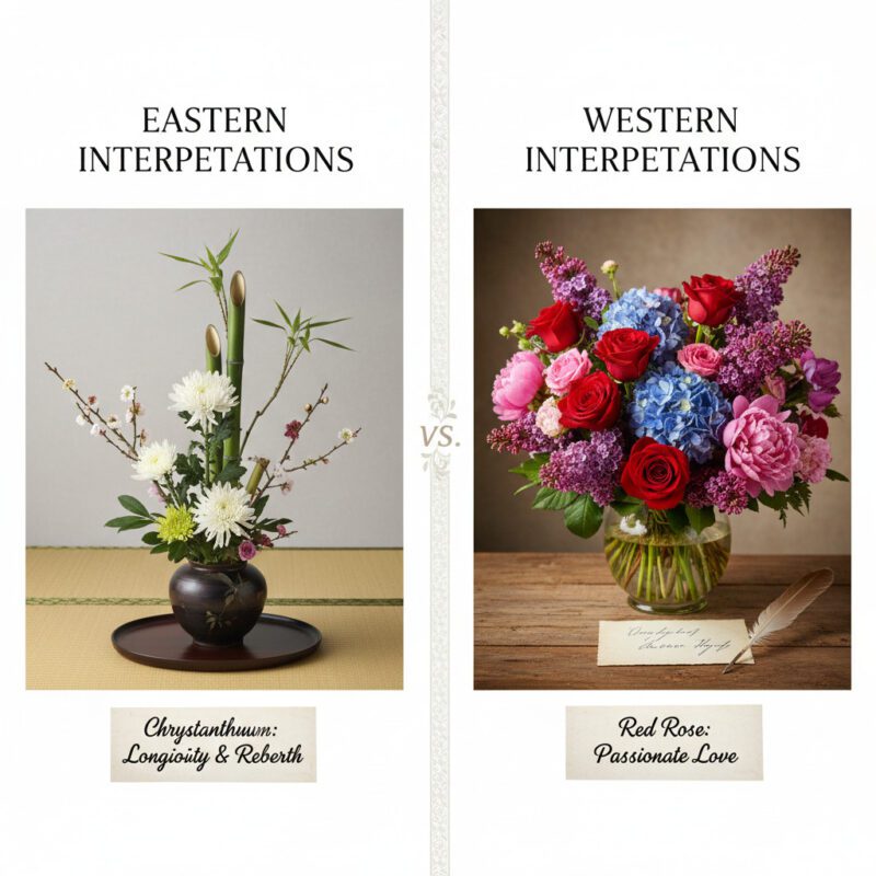 Eastern vs. Western Floral Interpretations