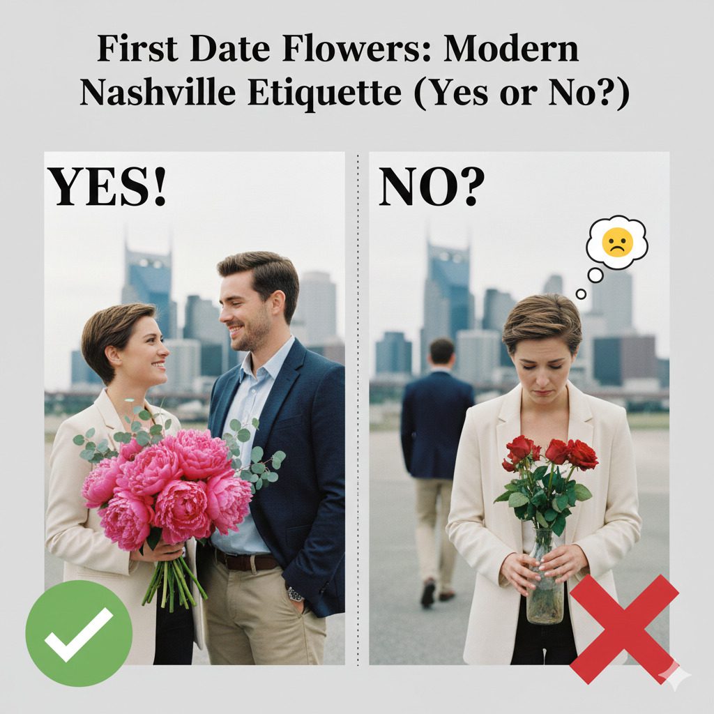 First Date Flowers Modern Nashville Etiquette Yes or No