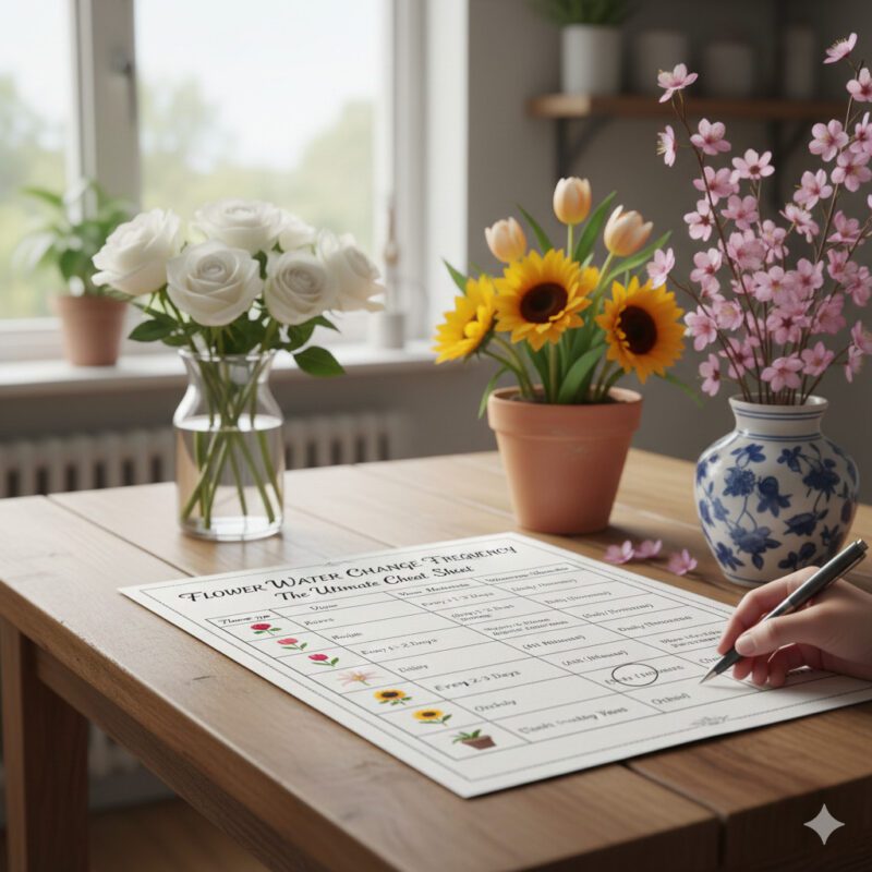 Flower-Specific Water Change Schedules The Ultimate Cheat Sheet