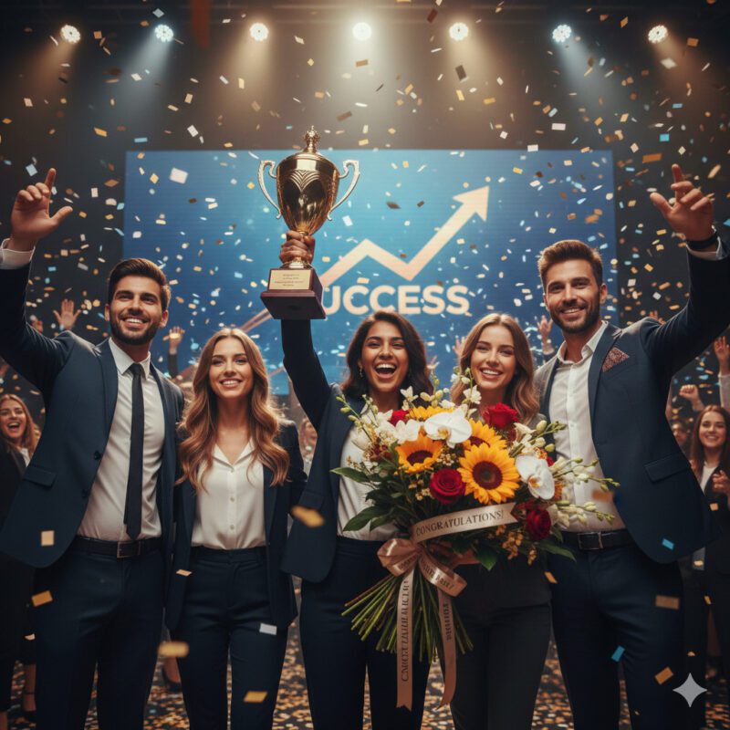 Flowers of Success and Achievement