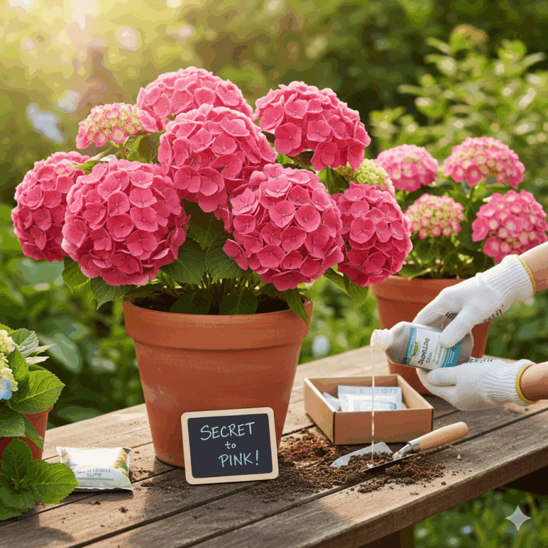 How to Achieve Vibrant Pink Hydrangea