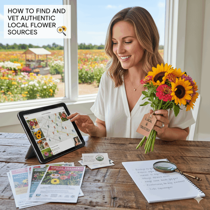 How to Find and Vet Authentic Local Flower Sources