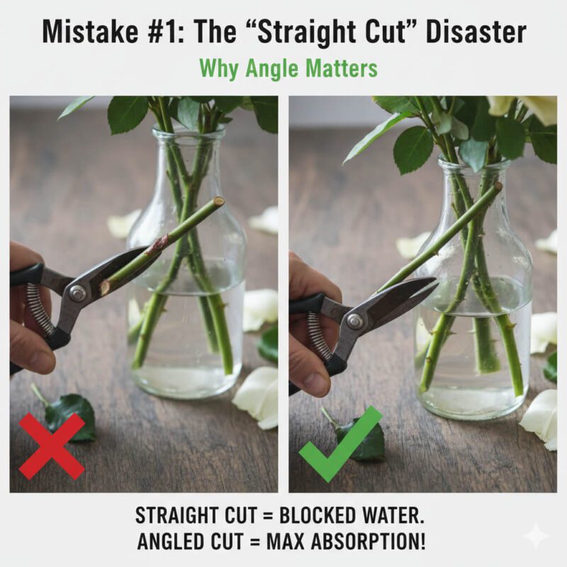 Mistake #1 The Straight Cut Disaster (Why Angle Matters)