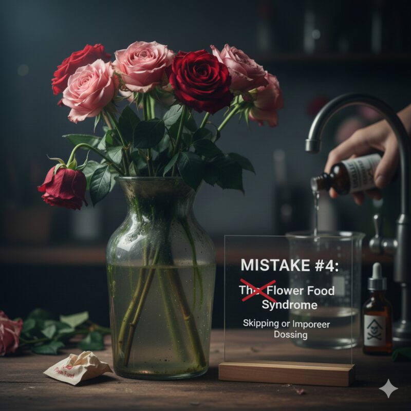 Mistake #4 The Flower Food Fiasco (Skipping or Improper Dosing)