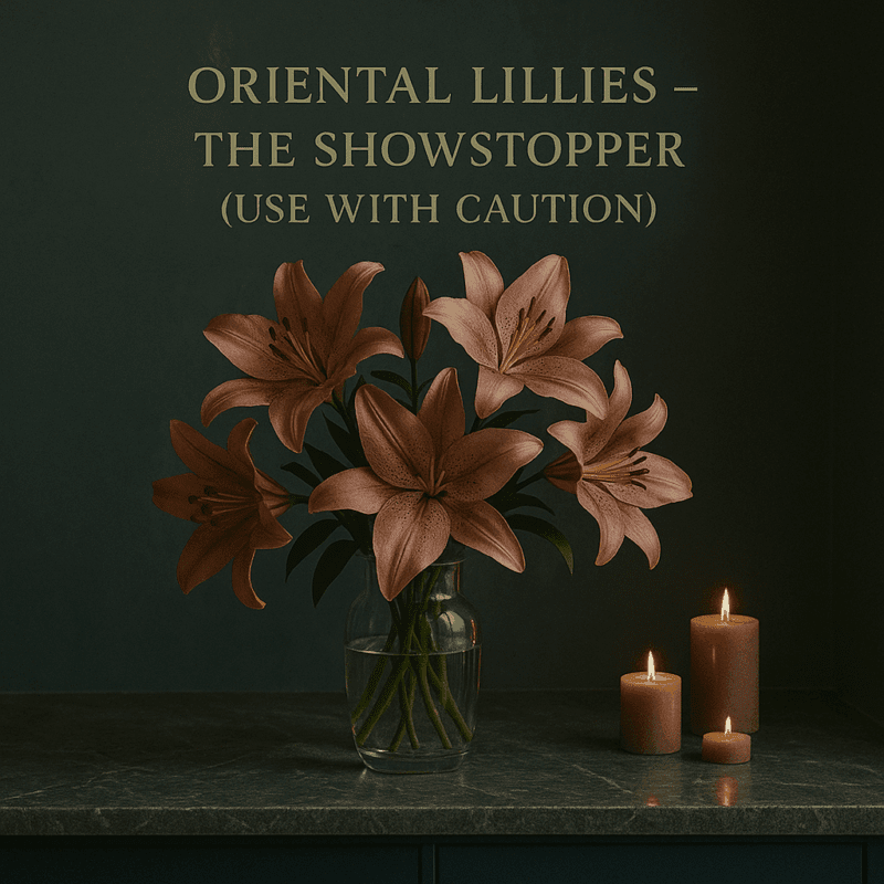 Oriental Lilies – The Showstopper (Use with Caution)