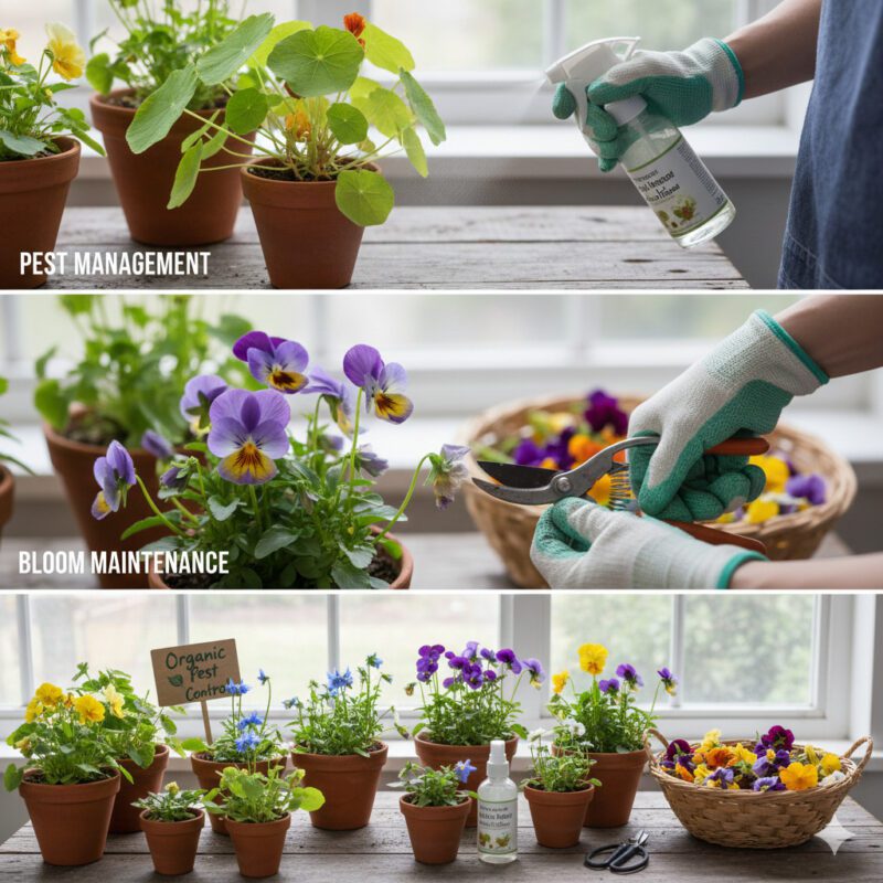 Pest Management and Bloom Maintenance