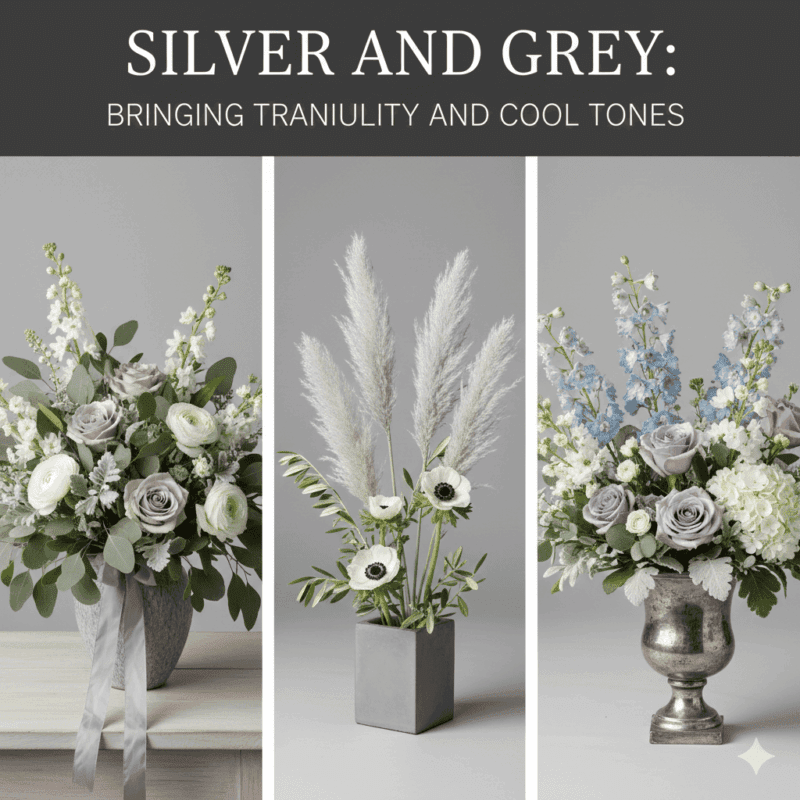 Silver and Grey Bringing Tranquility and Cool Tones