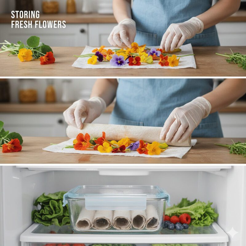 Storing Fresh Flowers