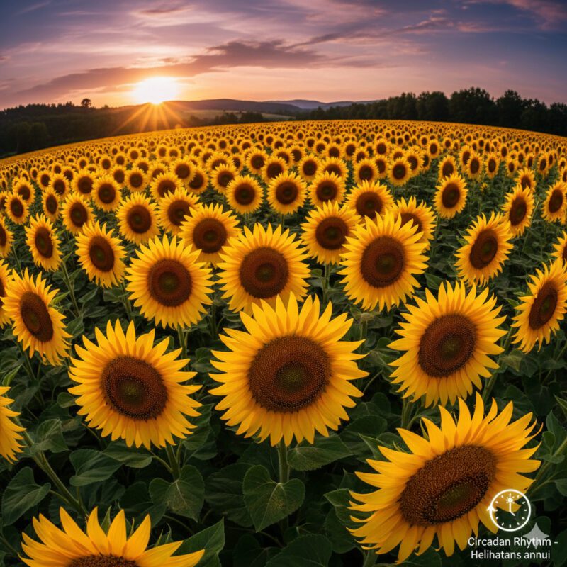Sunflowers A Case Study in Rhythmic, Synchronized Blooming