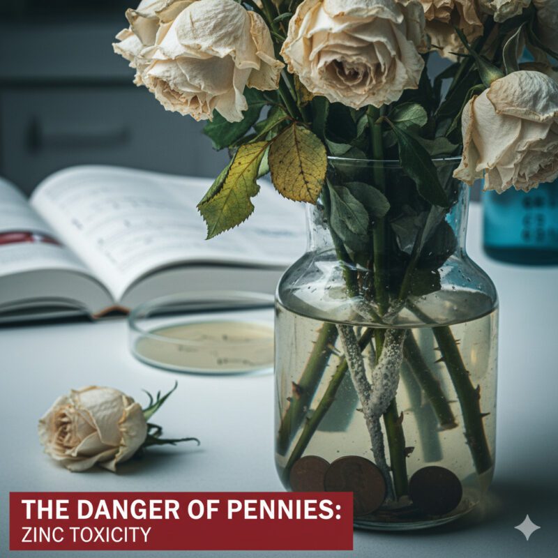 The Danger of Pennies Zinc Toxicity