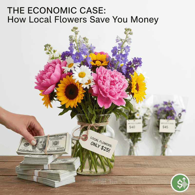 The Economic Case How Local Flowers Save You Money