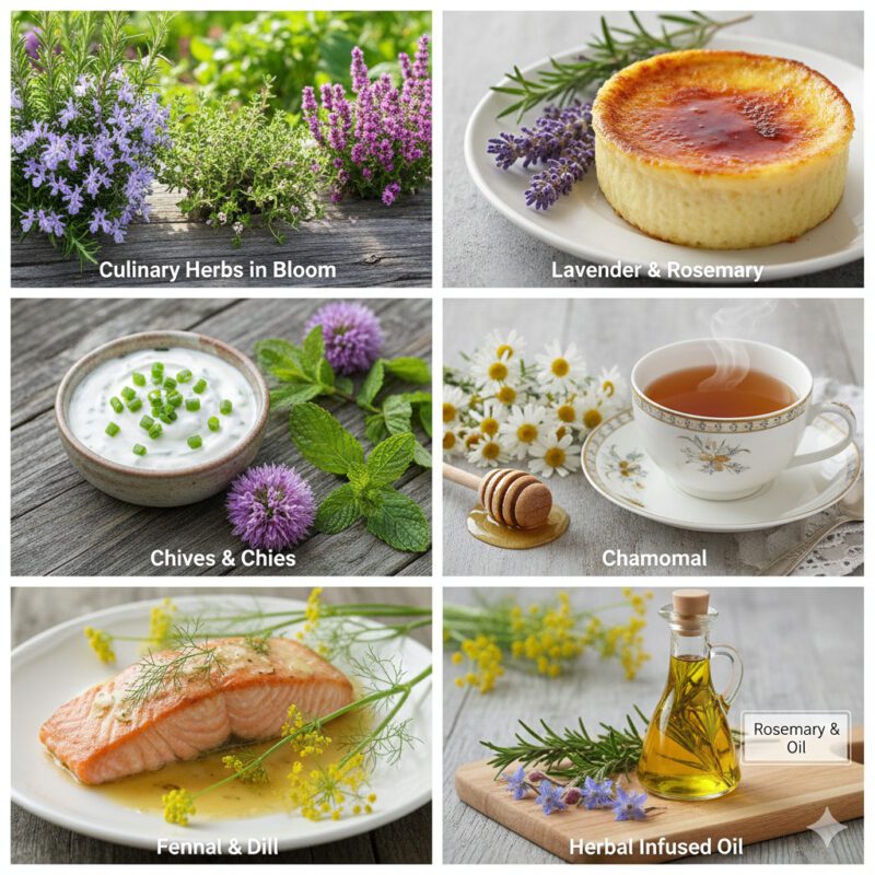 The Herbal and Aromatic Garnishes