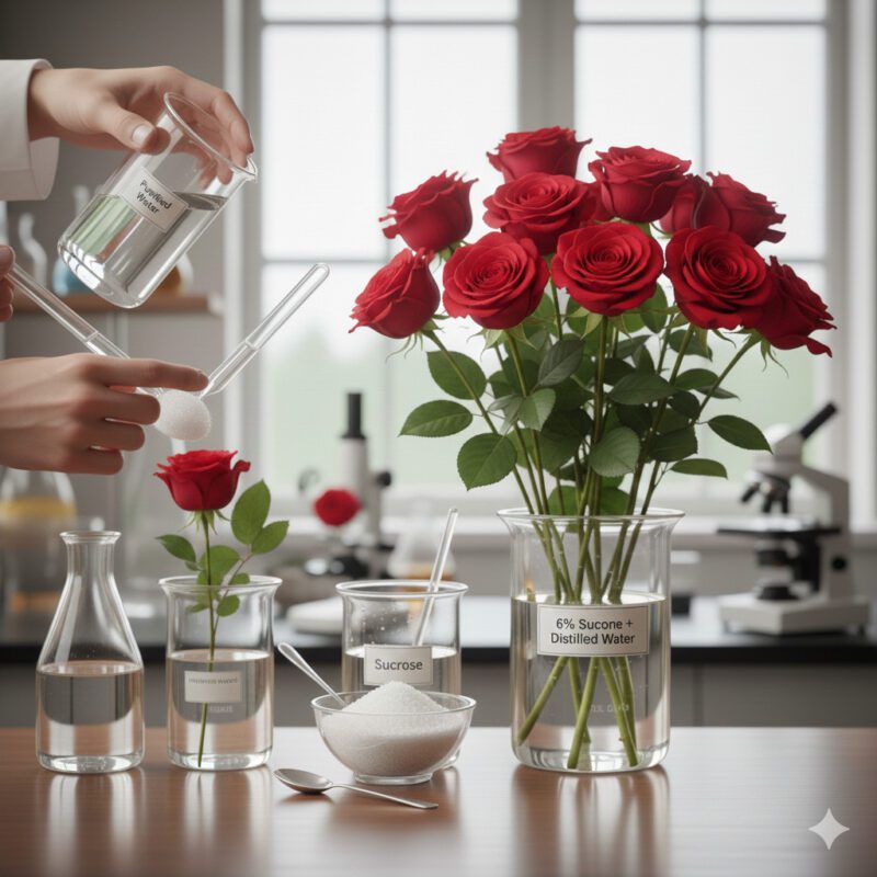 The Optimal Recipe Distilled Water + 6 Sucrose
