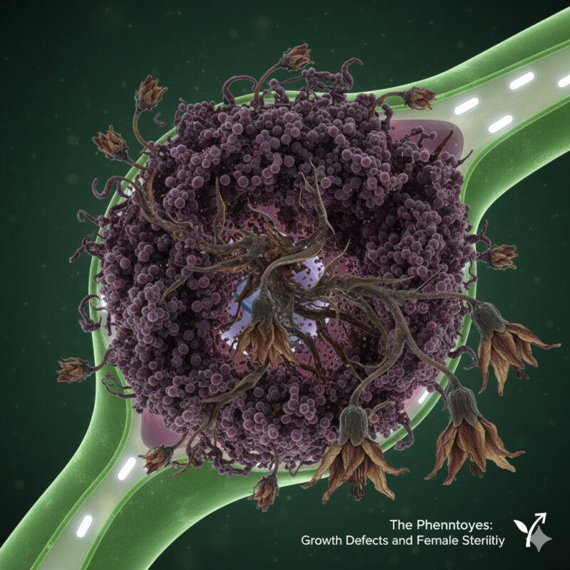 The Phenotypes Growth Defects and Female Sterility