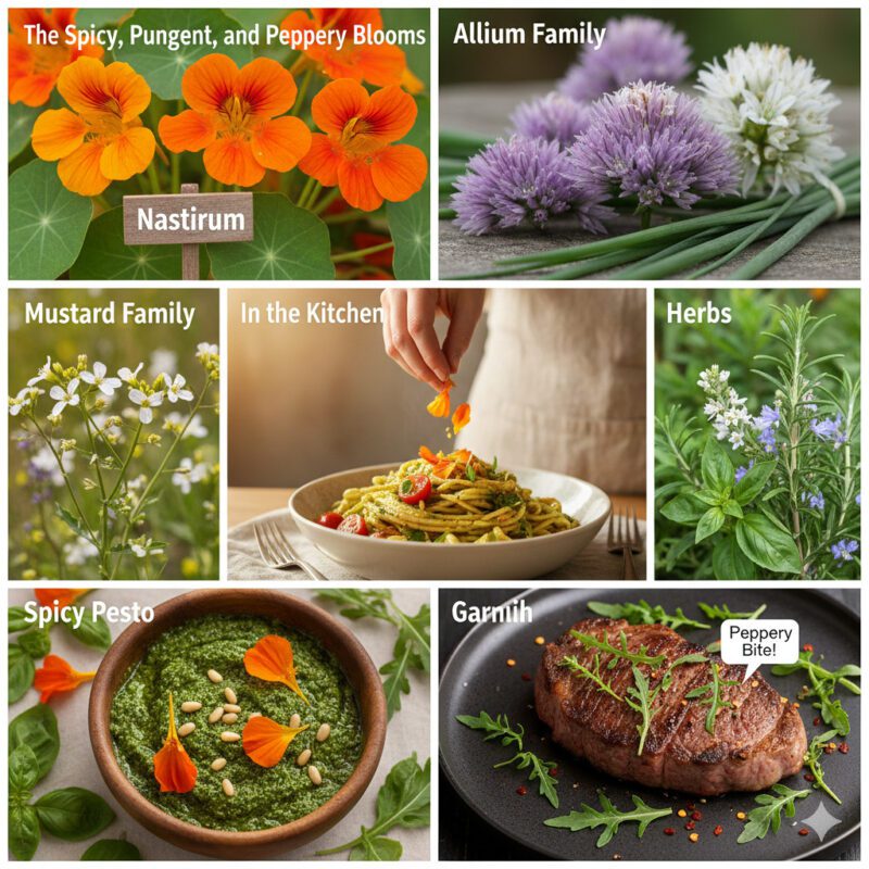 The Spicy, Pungent, and Peppery Blooms
