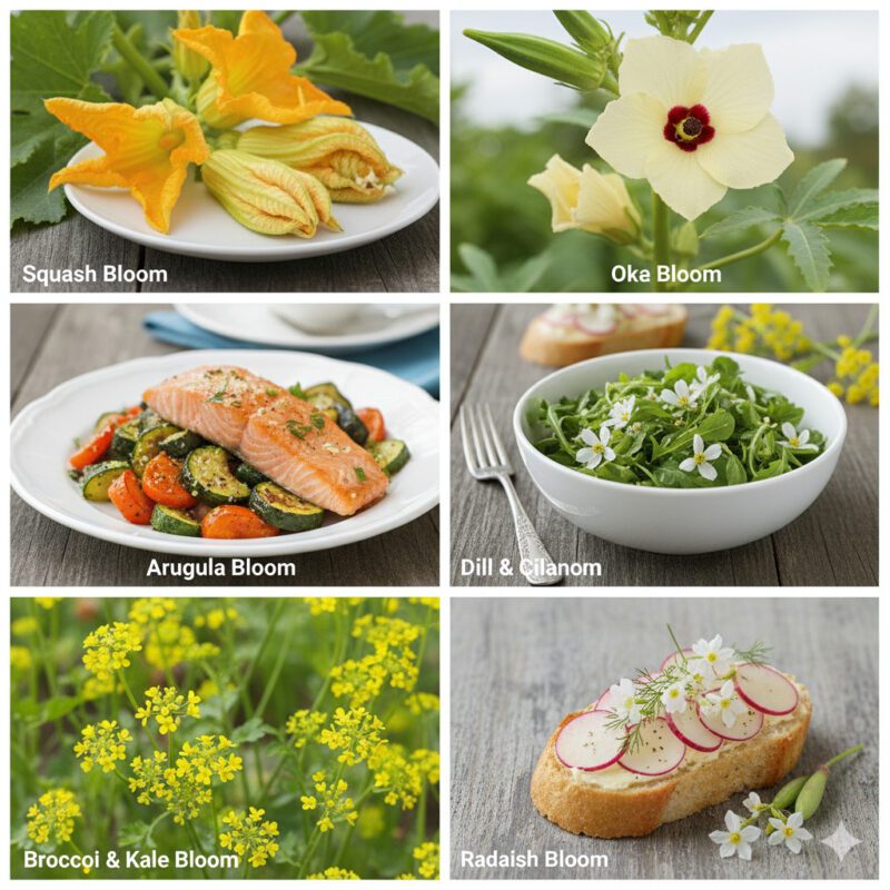 The Vegetable and Herb Blooms