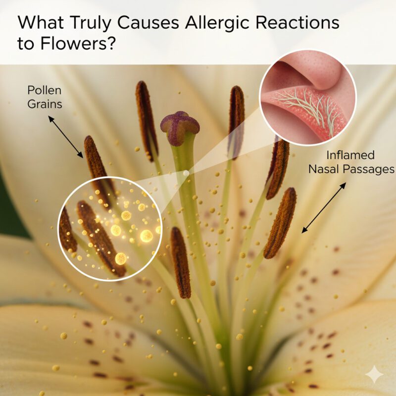 What Truly Causes Allergic Reactions to Flowers