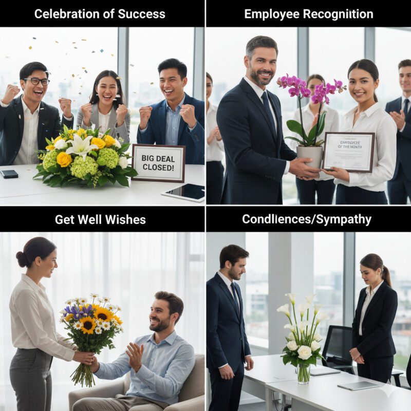 Appropriate Occasions for Business Flowers