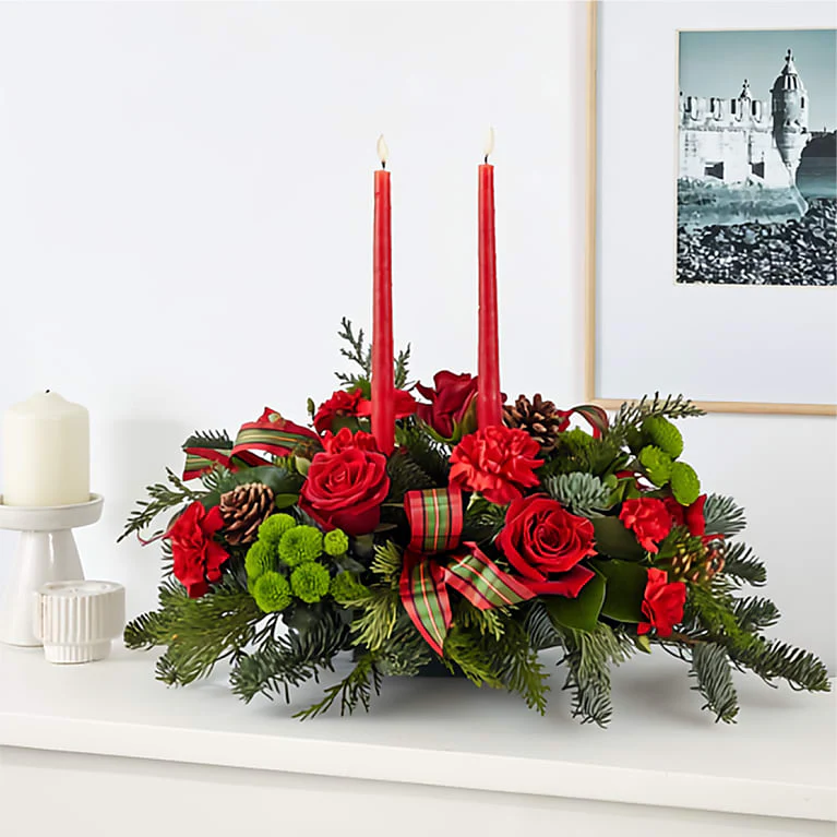 By the Candlelight Centerpiece..
