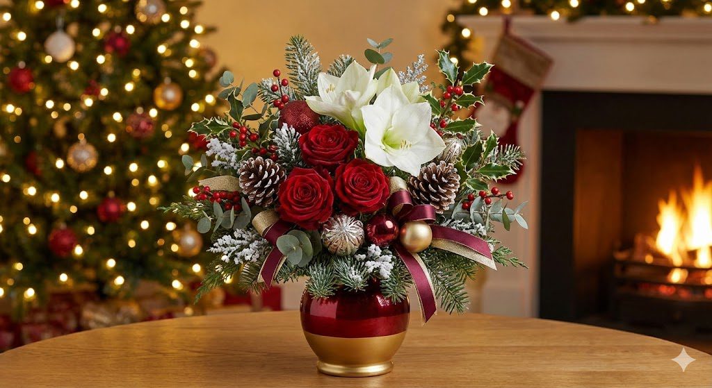 Celebrate the Magic of the Season with the Believe Flower Bouquet