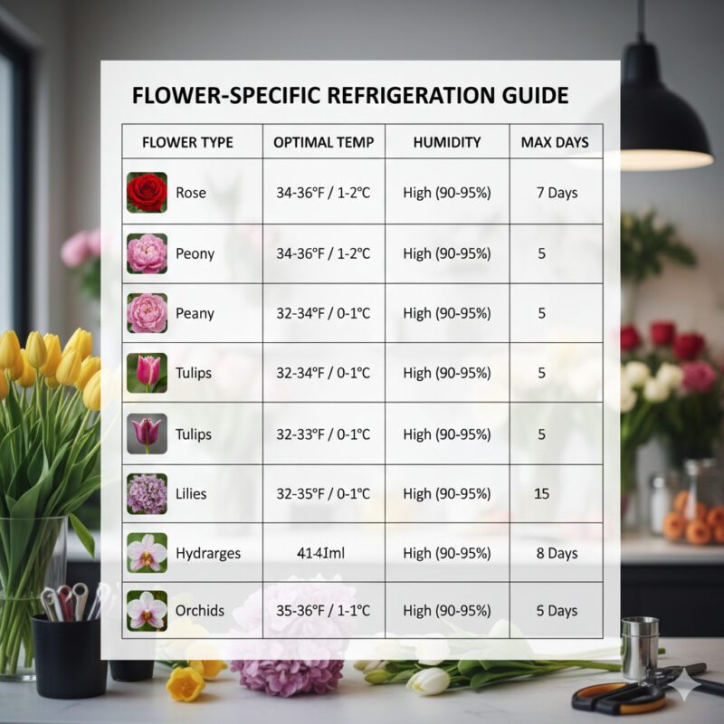 Flower-Specific Refrigeration Guide