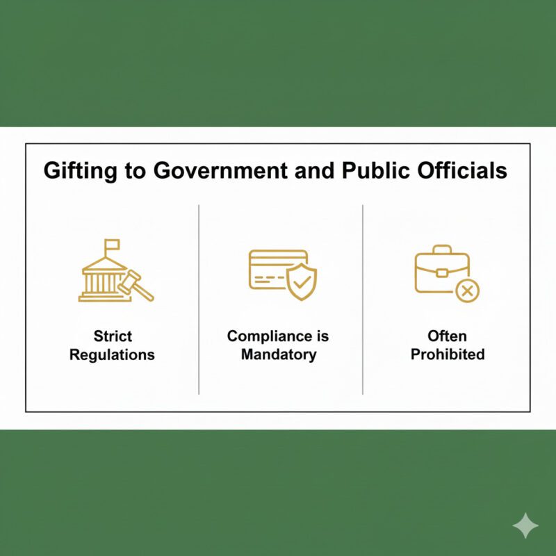 Gifting to Government Officials and Public Officials