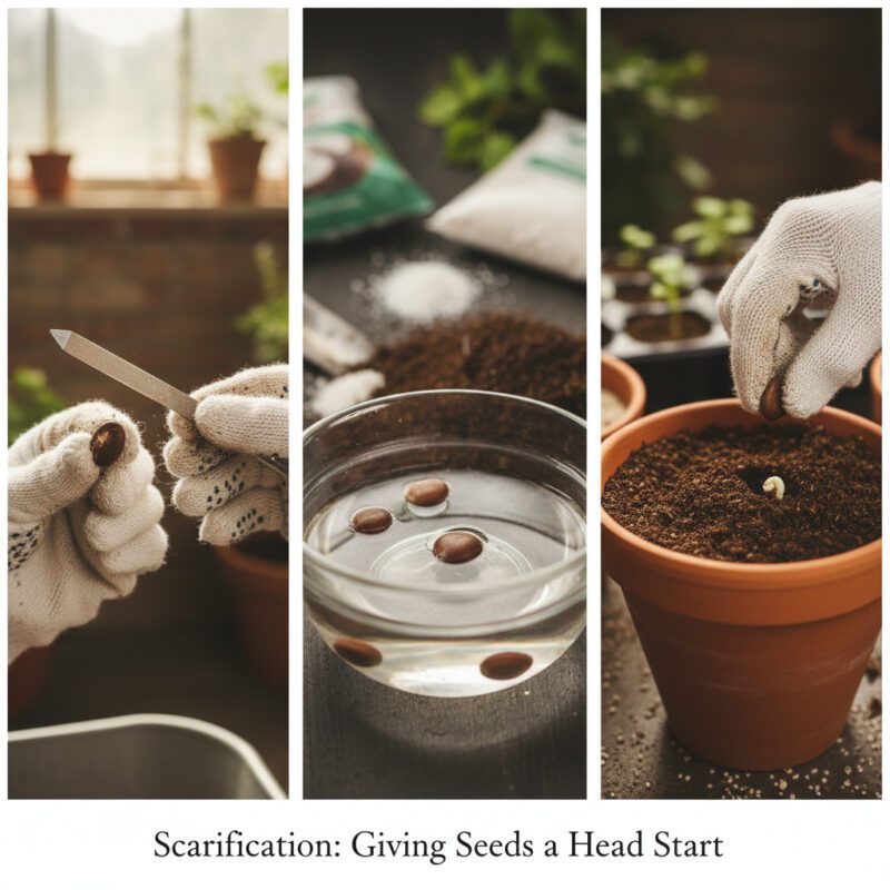 Giving Seeds a Head Start Scarification