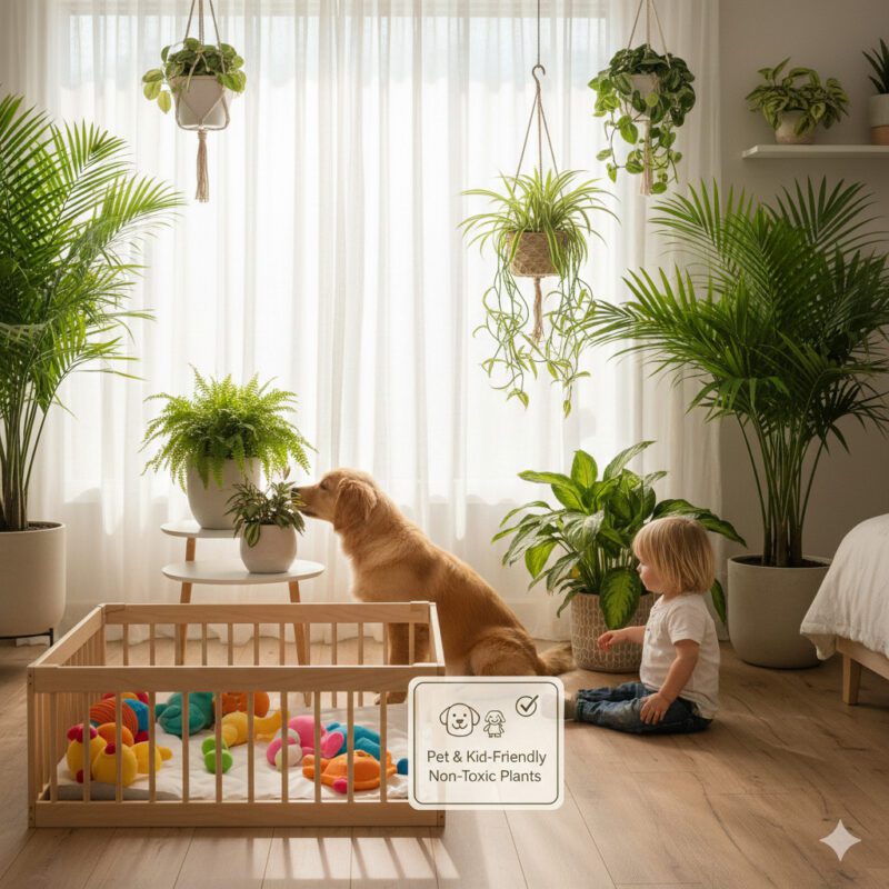Pet- and Kid-Friendly Plants (Non-Toxic)