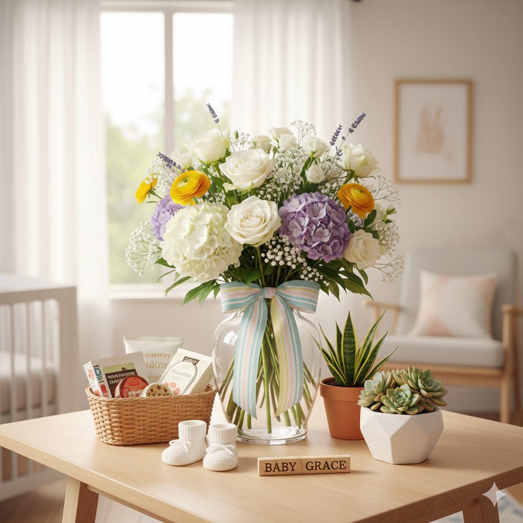 The Best Flowers for New Baby Gifts