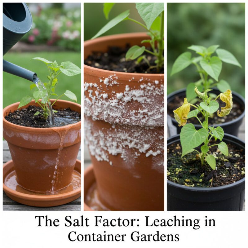 The Salt Factor Leaching in Container Gardens