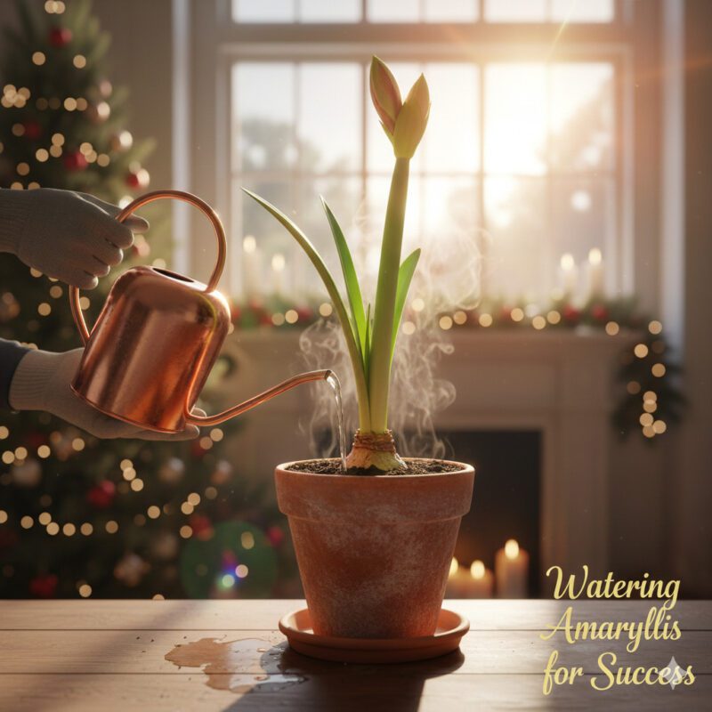Watering Amaryllis for Success