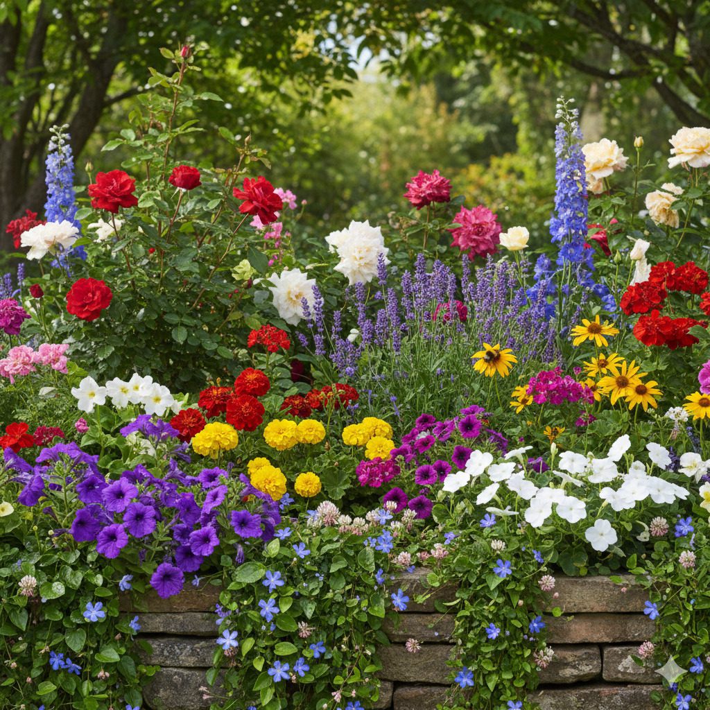 What flowers bloom 365 days a year