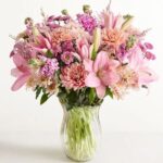Blushing Glow pink rose bouquet hand-delivered in Nashville TN